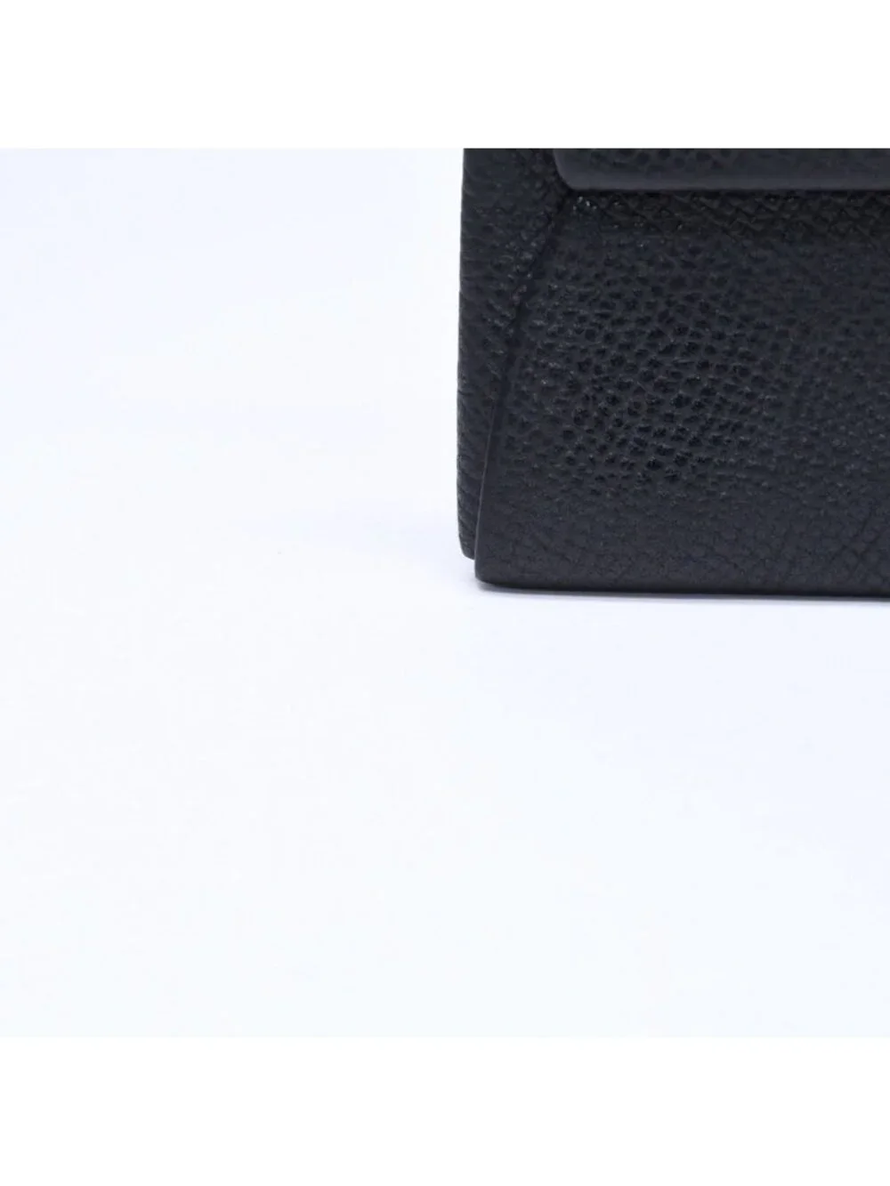 Hermes Wallet Coin Purse Bastia Veau Epsom Silver Black